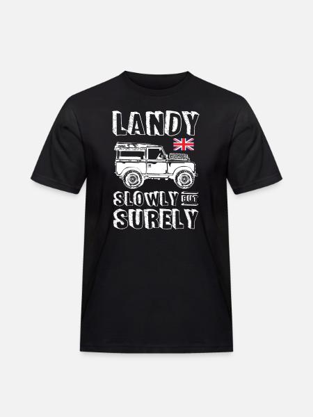 Landy Slowly But Surely - Men's Workwear T-Shirt - black
