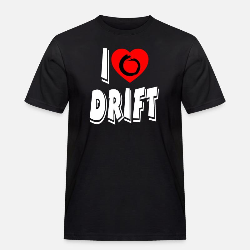 Auto - Männer Workwear T-Shirt - Schwarz