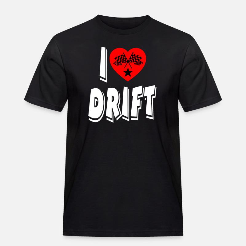 Auto - Männer Workwear T-Shirt - Schwarz