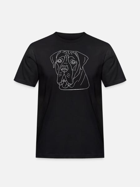 Boerboel - Männer Workwear T-Shirt - Schwarz