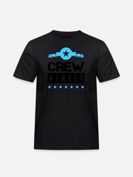 Crew Member - Men's Workwear T-Shirt - black