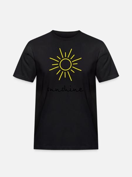 sunshine Sun - Men's Workwear T-Shirt - black