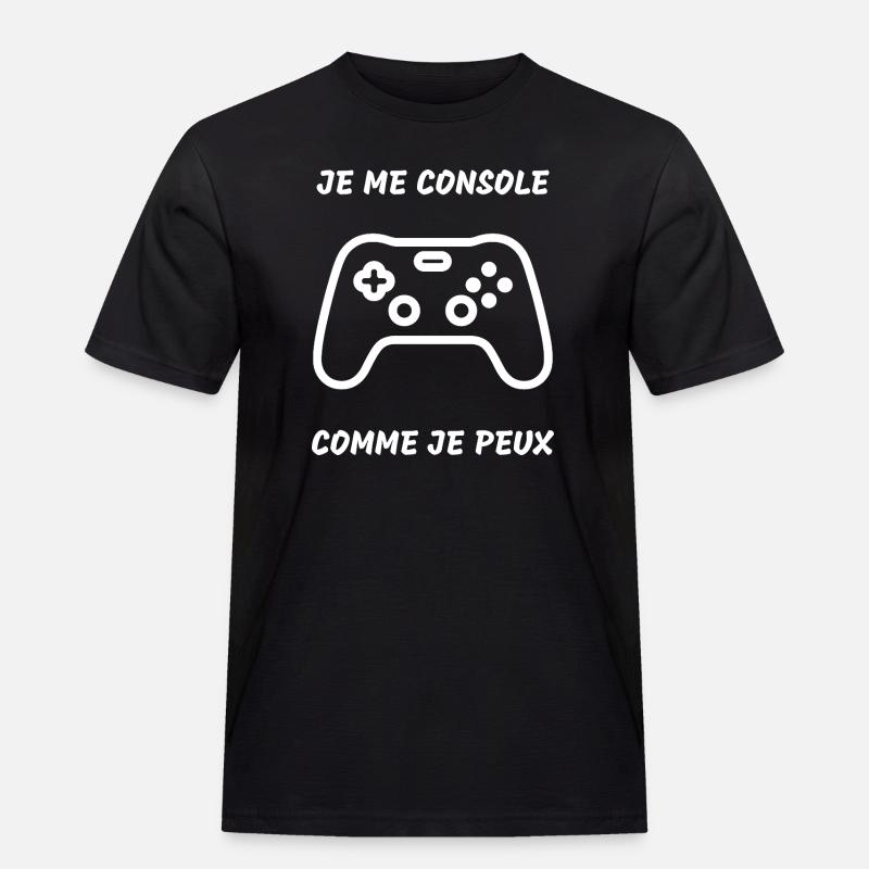Videospiel-Controller - Männer Workwear T-Shirt - Schwarz