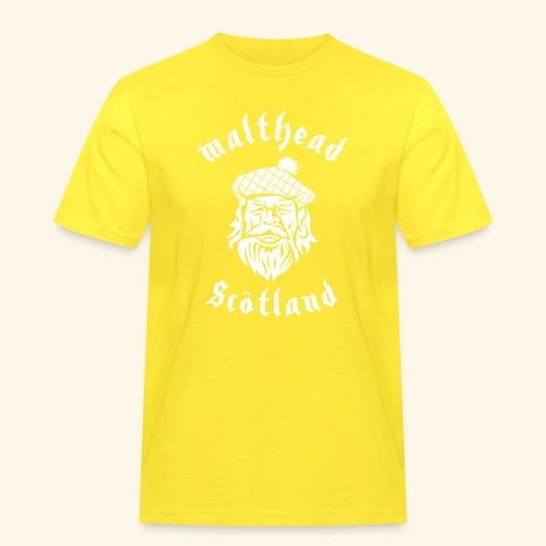 Whisky Malthead Scotland - Männer Workwear T-Shirt