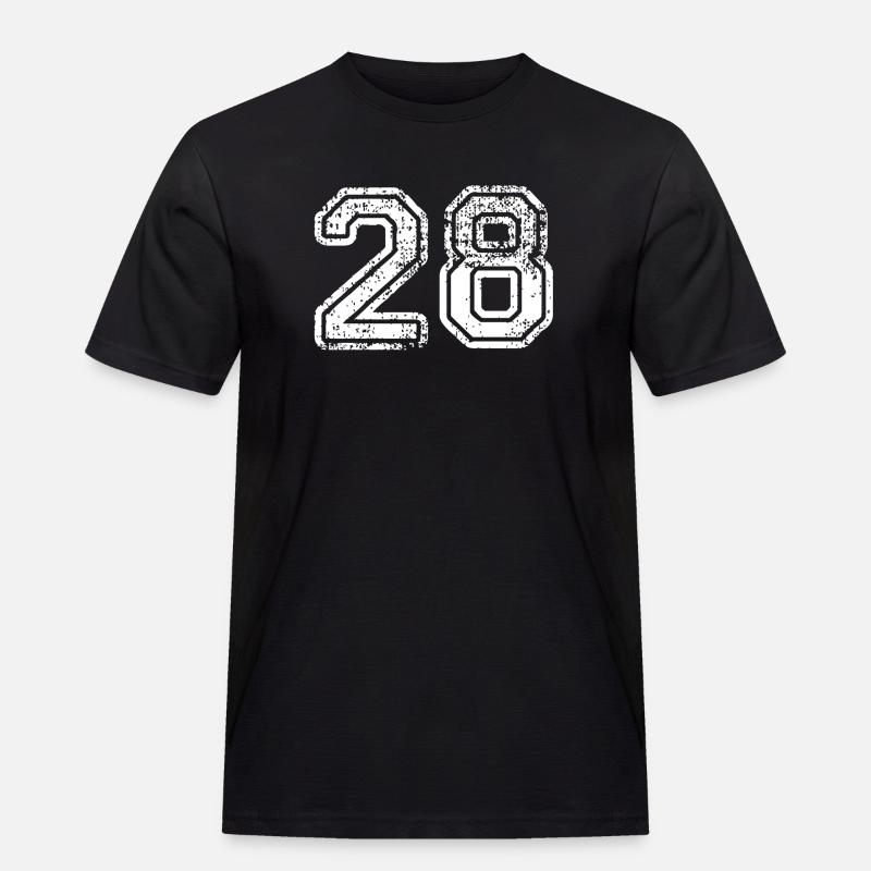 28 - Männer Workwear T-Shirt - Schwarz