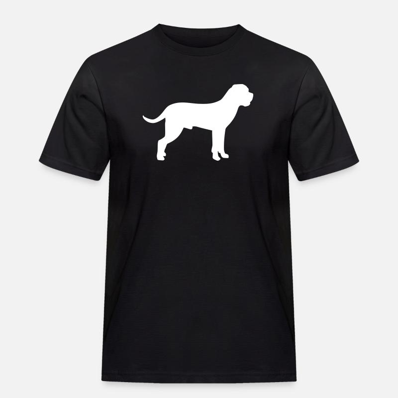 Cane Corso - Männer Workwear T-Shirt - Schwarz