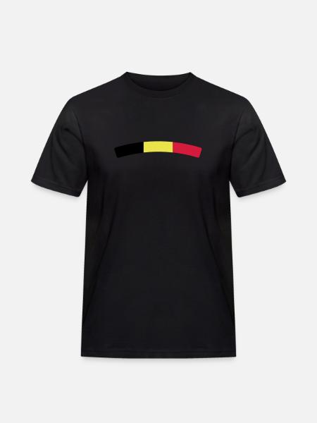 Belgique (V) - Men's Workwear T-Shirt - black