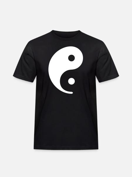 YIN & YANG - just 01 - Men's Workwear T-Shirt - black