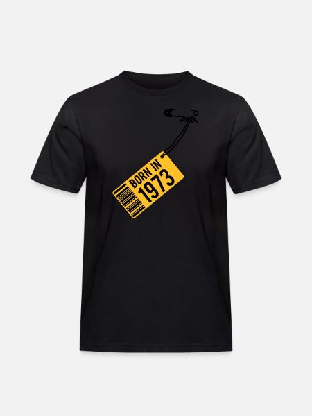 born in 1973 (fr) - T-shirt Workwear homme - noir