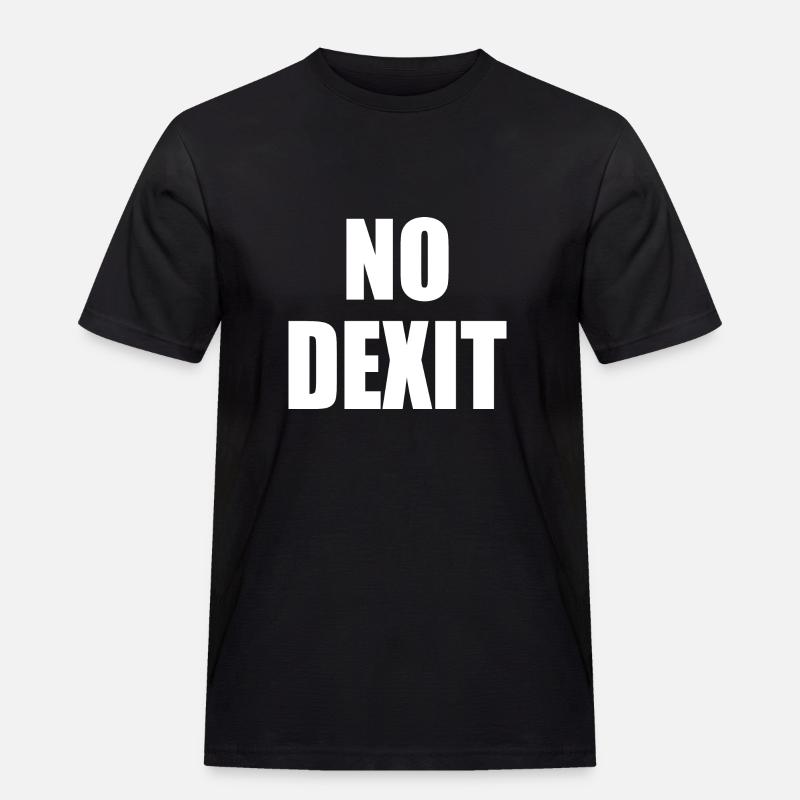 No dexit - Men's Workwear T-Shirt - black
