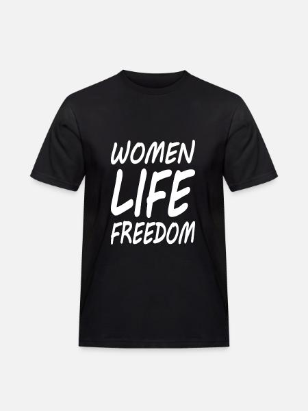 Women life freedom - Men's Workwear T-Shirt - black