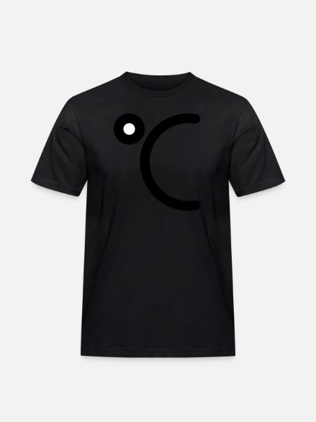 Degrees Celsius icon to personalize - Men's Workwear T-Shirt - black