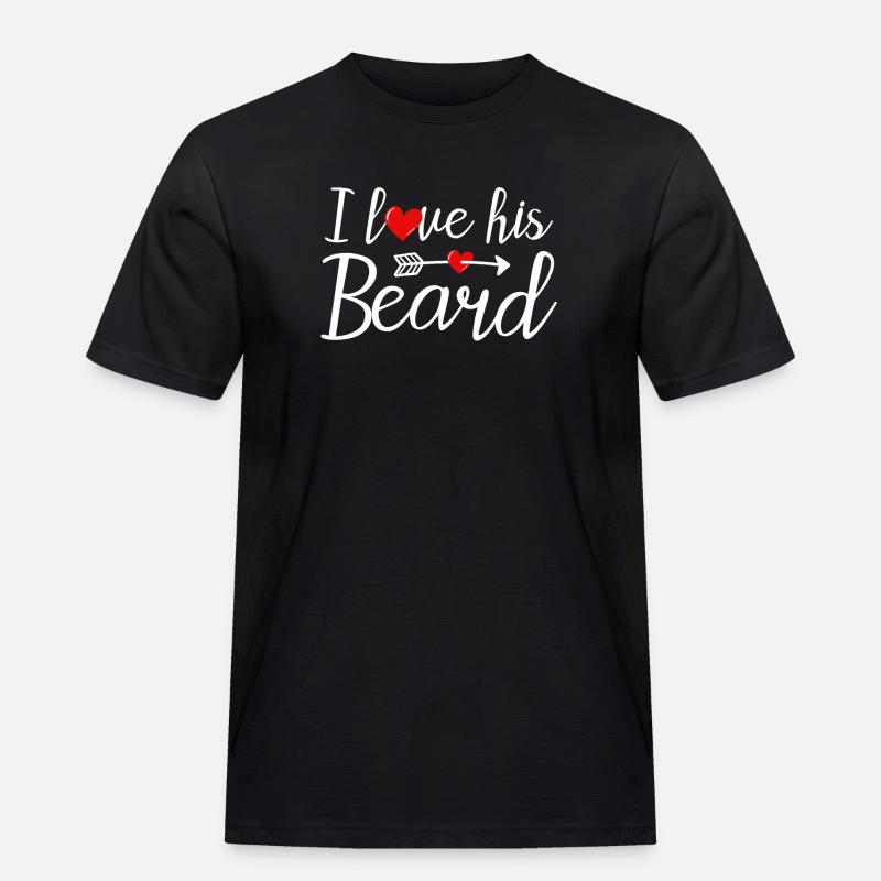 Bart Bärte Bartträger - Männer Workwear T-Shirt - Schwarz