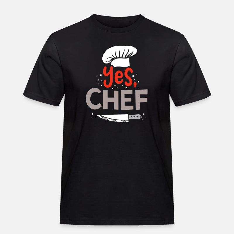 Chef Chef Chef Chef - Men's Workwear T-Shirt - black
