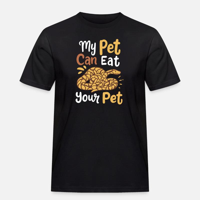 Python Snake Snake Owner - Men's Workwear T-Shirt - black
