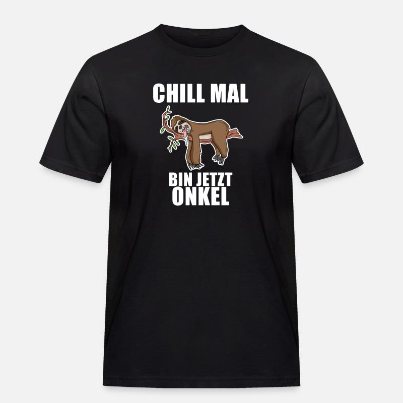 Neffe Onkel Geschenk - Werdender Onkel - Männer Workwear T-Shirt - Schwarz