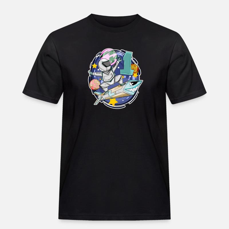1 Jahr alt - Einschulung - Gewinner - Männer Workwear T-Shirt - Schwarz