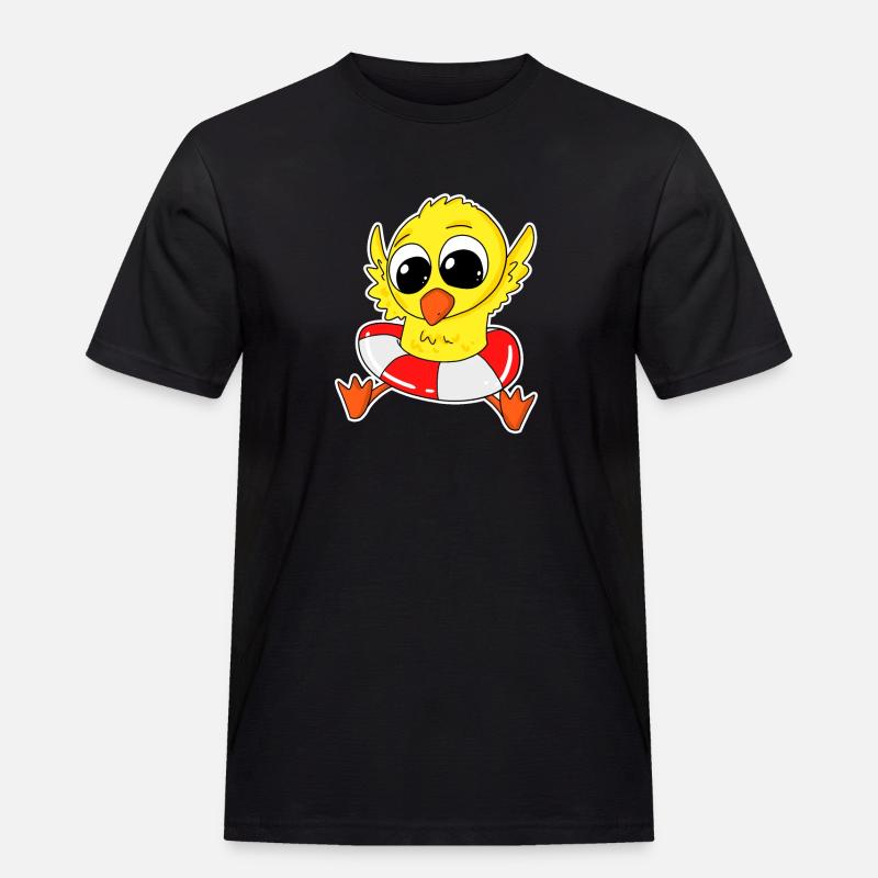 Duck bathing duck bathing - Men's Workwear T-Shirt - black