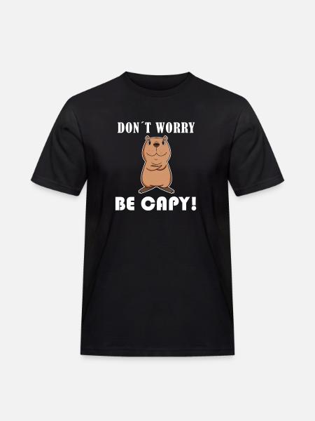 Capybara Wasserschwein - Men's Workwear T-Shirt - black