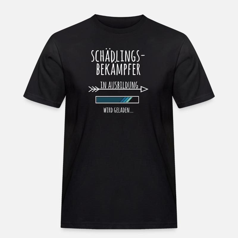 Schädlingsbekämpfer Ausbildung Geschenk Schädlinge - Männer Workwear T-Shirt - Schwarz
