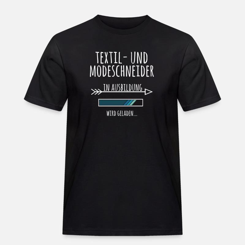 Textil und Modeschneider Ausbildung Beruf Geschenk - Männer Workwear T-Shirt - Schwarz