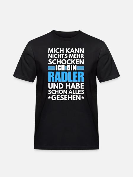 Nicht schockbarer Radler - Männer Workwear T-Shirt - Schwarz