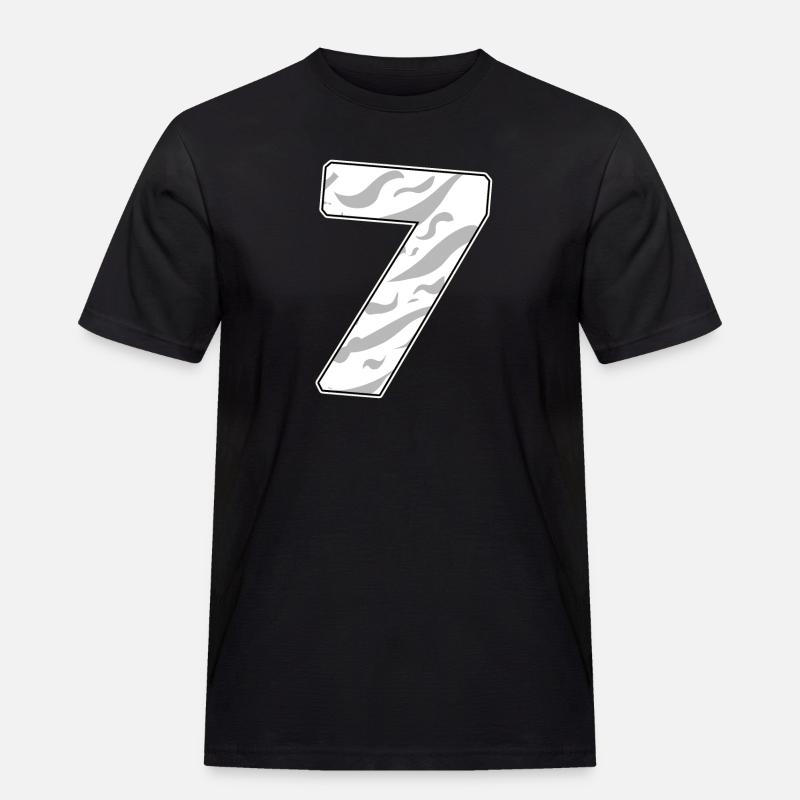 7 - Männer Workwear T-Shirt - Schwarz