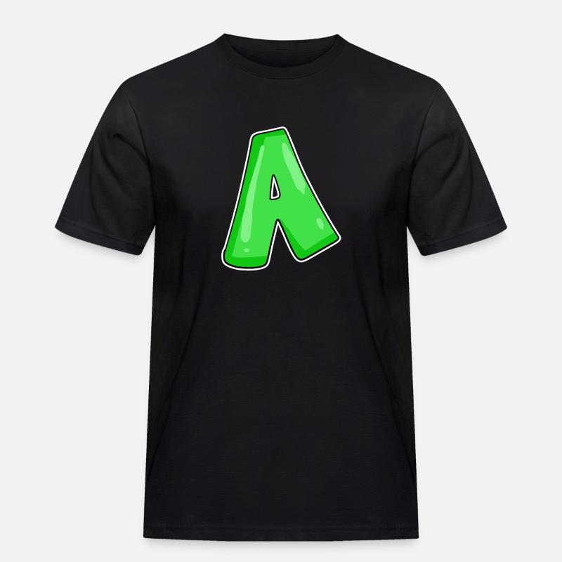 point A Point initial - T-shirt Workwear homme - noir