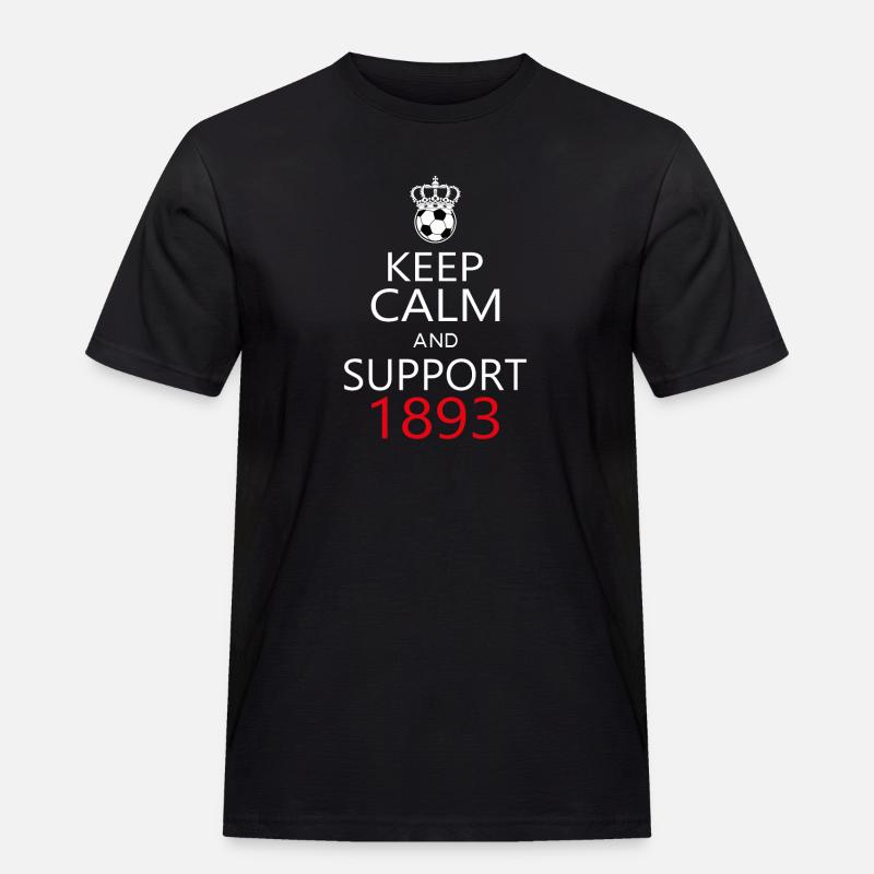 Support 1893 - Männer Workwear T-Shirt - Schwarz