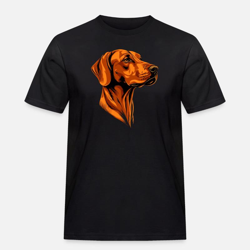 Rhodesian Ridgeback Jagdhund Hunde Stolz Ridgeback - Männer Workwear T-Shirt - Schwarz