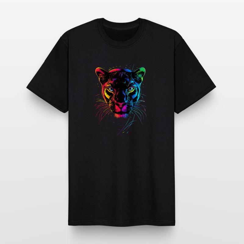 Panthère Léopard Grand Chat Mignon Gros Chat Panter T-shirt Workwear homme