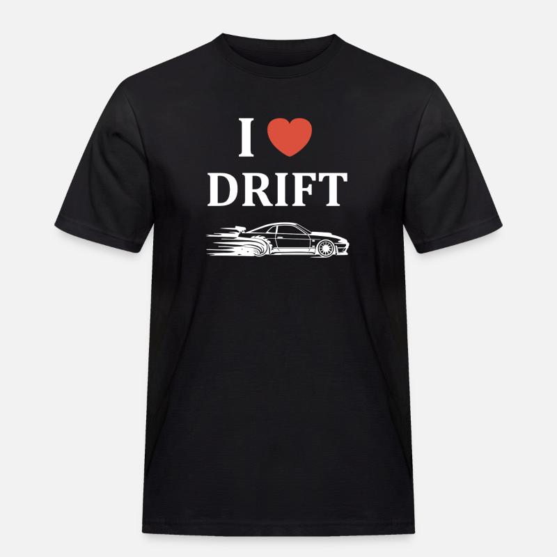 Drift Passion Autodesign - Männer Workwear T-Shirt - Schwarz
