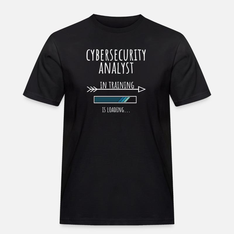 Cybersecurity Analyst Geschenk Beruf Ausbildung - Männer Workwear T-Shirt - Schwarz