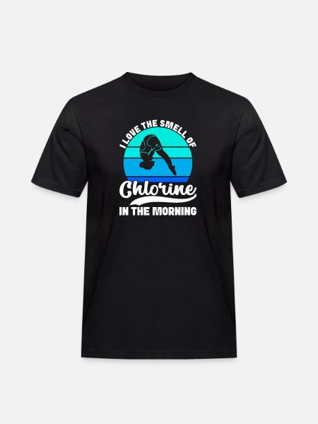 Diving diving board - Men's Workwear T-Shirt - black
