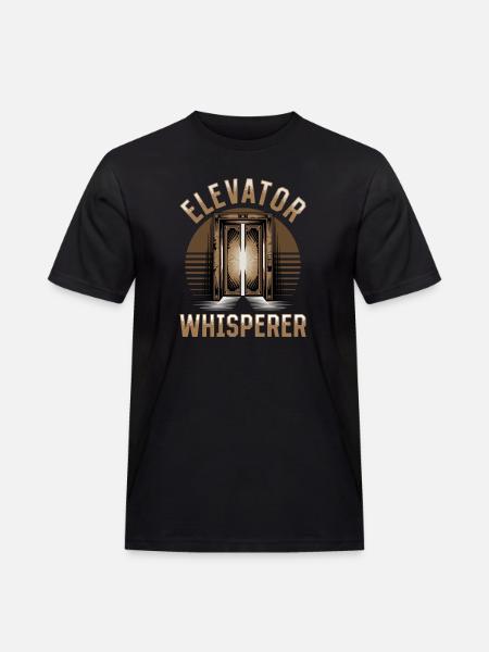 Elevator toddler & kids - Männer Workwear T-Shirt - Schwarz