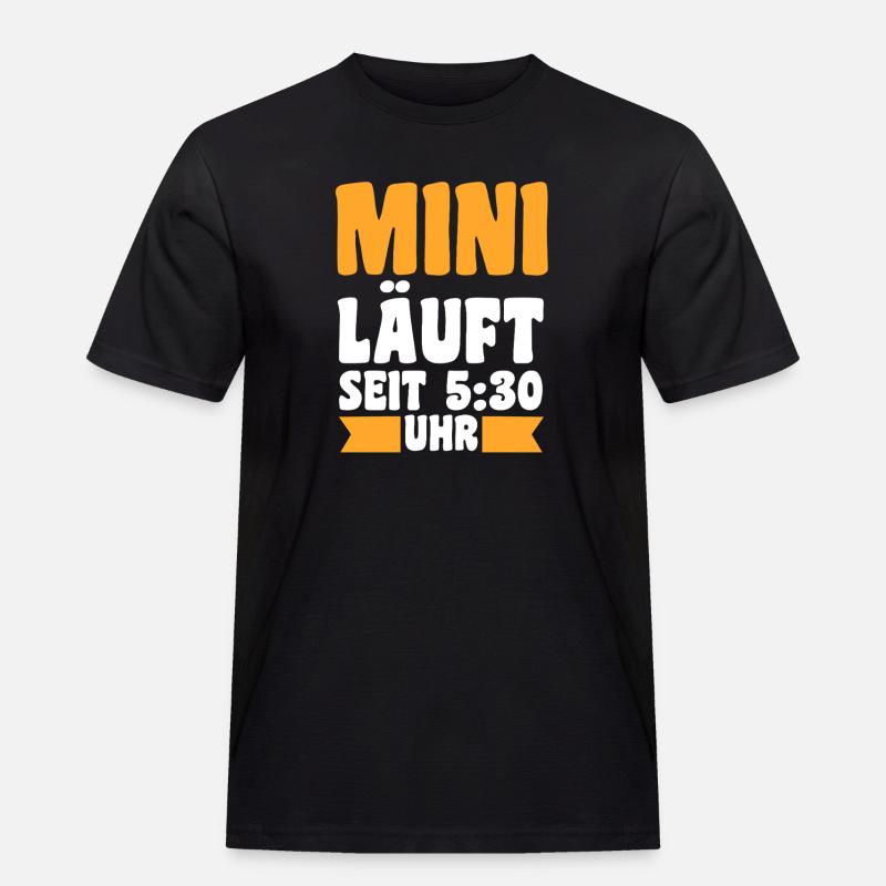 Mutter Team Mama - Männer Workwear T-Shirt - Schwarz