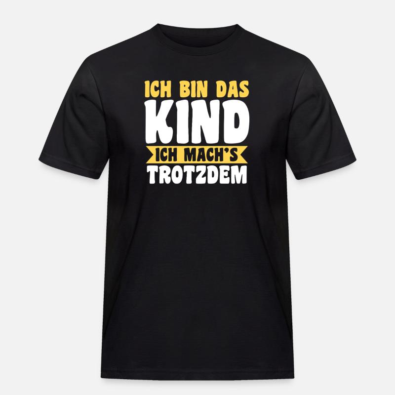 Mutter Team Mama - Männer Workwear T-Shirt - Schwarz