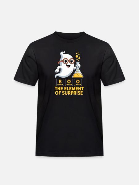 Halloween Chemie Laboratorium Humor - Mannen Workwear T-shirt - zwart