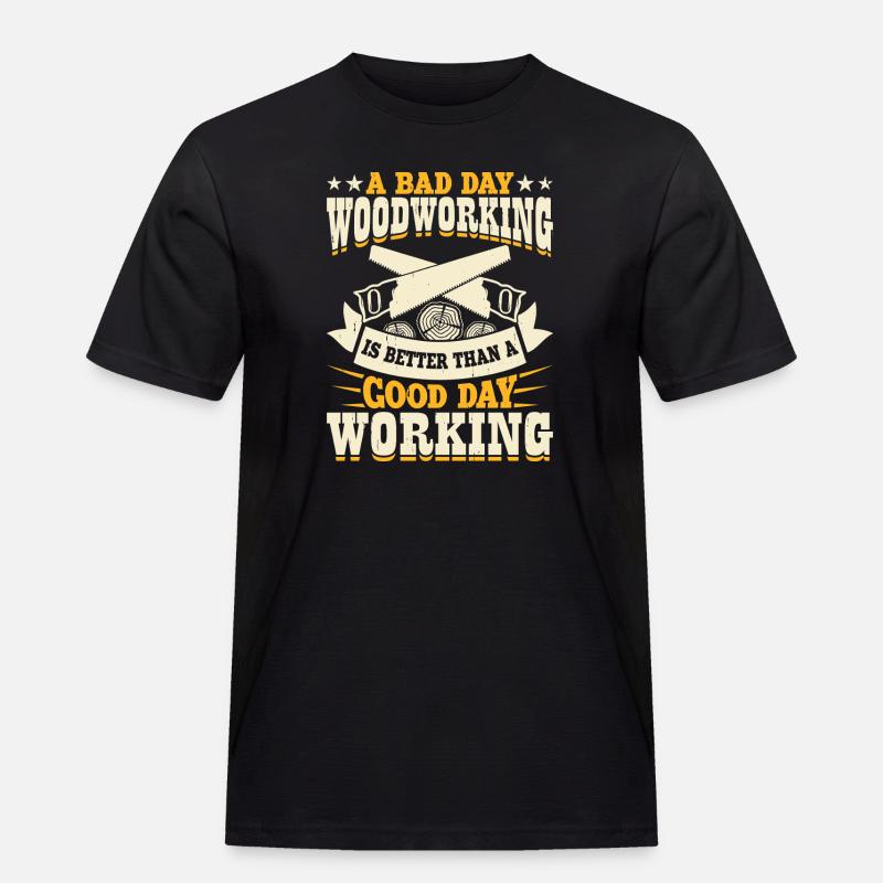 Baumpfleger Holzarbeiter Waldarbeiter Geschenk - Männer Workwear T-Shirt - Schwarz