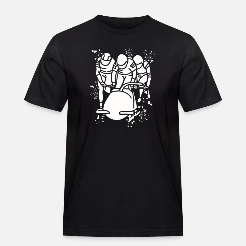 Bobsleigh Bobsleigh Four-man Bobsleigh - Men's Workwear T-Shirt - black