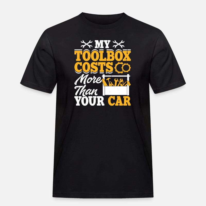 Mechanic Mechatronics Technician Screwdriver Gift - Men's Workwear T-Shirt - black
