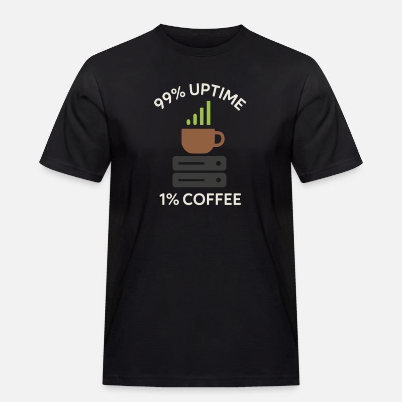 Netzwerkinfrastruktur Rack- Und Stack-ingenieur - Männer Workwear T-Shirt - Schwarz