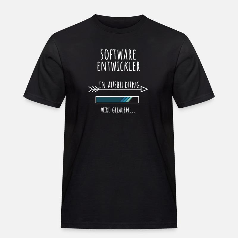 Computer Science Studies Profession Software Developer - Men's Workwear T-Shirt - black