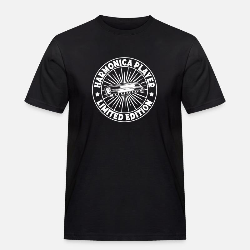 Harmonica Musican LImited Edition Harmonica - Men's Workwear T-Shirt - black