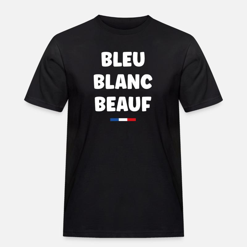beauf - Männer Workwear T-Shirt - Schwarz