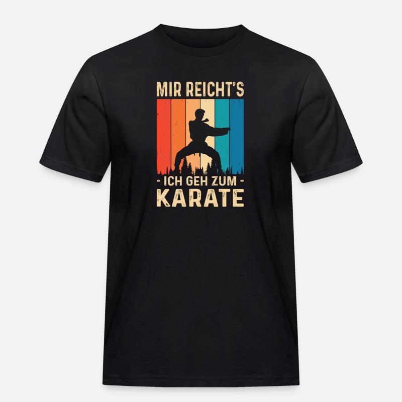 Karate Training Geschenke Karatetraining - Männer Workwear T-Shirt - Schwarz