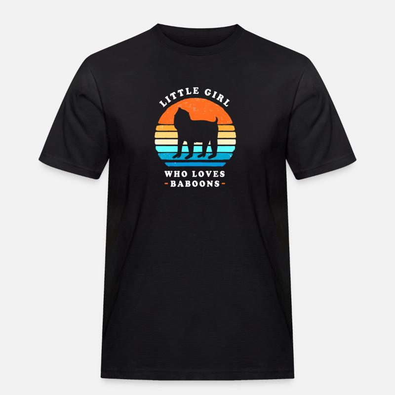 Baboon Primate Monkey Monkey Baboon - Men's Workwear T-Shirt - black