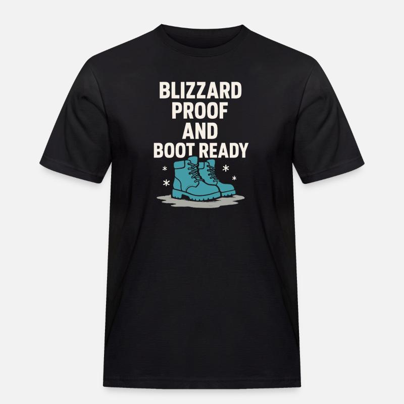 Kaltes Staatsleben Geschenk Eiskalte - Männer Workwear T-Shirt - Schwarz