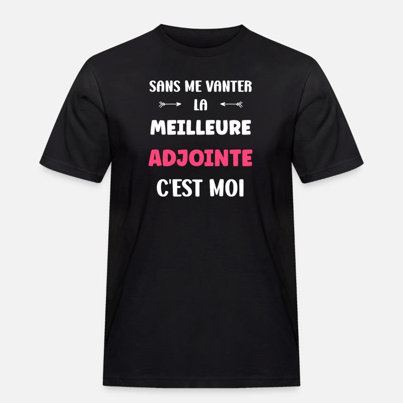 Assistent - Männer Workwear T-Shirt - Schwarz