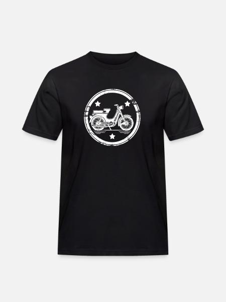 Knallert retro vintage stil - Herre Workwear T-Shirt - sort